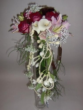 Bouquet de mariée retombant